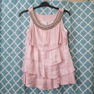Dressbarn Beaded Tank size Medium